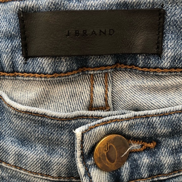 J Brand classic stone wash straight leg blue jeans - Picture 3 of 4